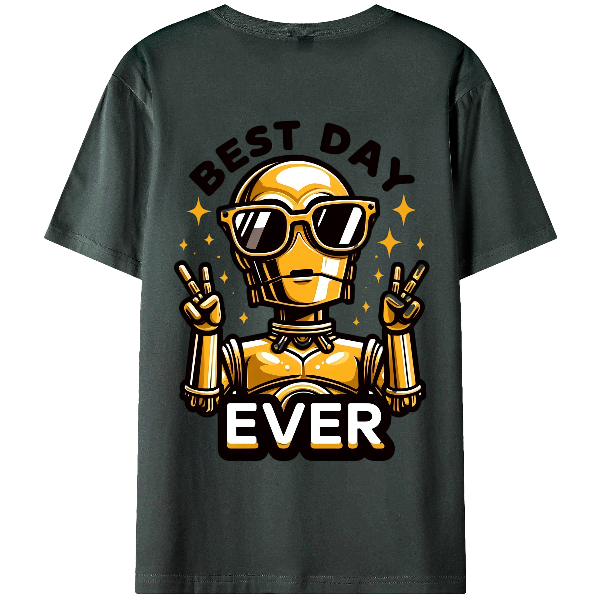 （画像用） スター・ウォーズ Star Wars 綿100％ メンズ半袖Tシャツ（バックプリント） 通気性